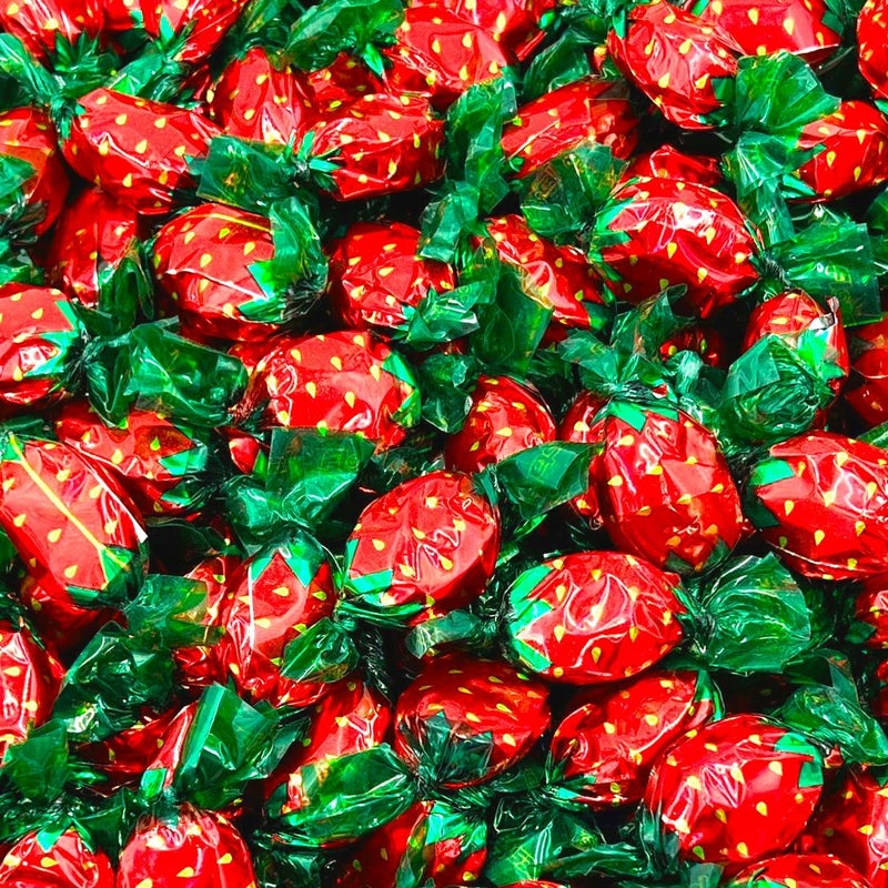 LAETAFOOD Strawberry Filled Bon Bons - 1 Pound Bag - Image 1
